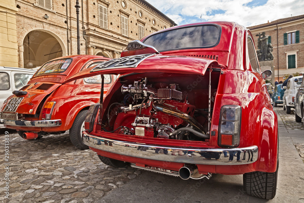 Fiat 500 Abarth engine coffee Table