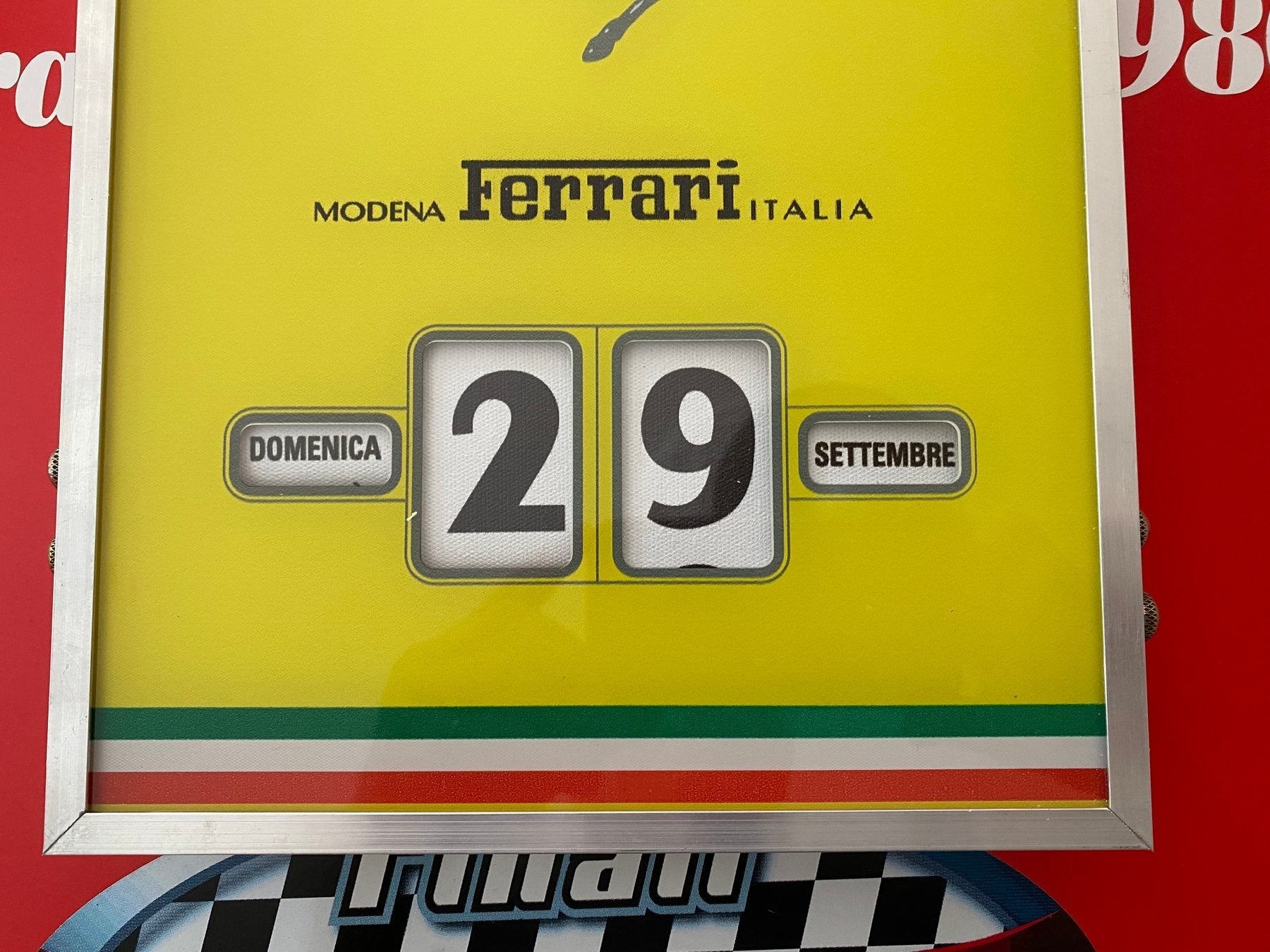 FERRARI Cavallino Perpetual Italian Calendar