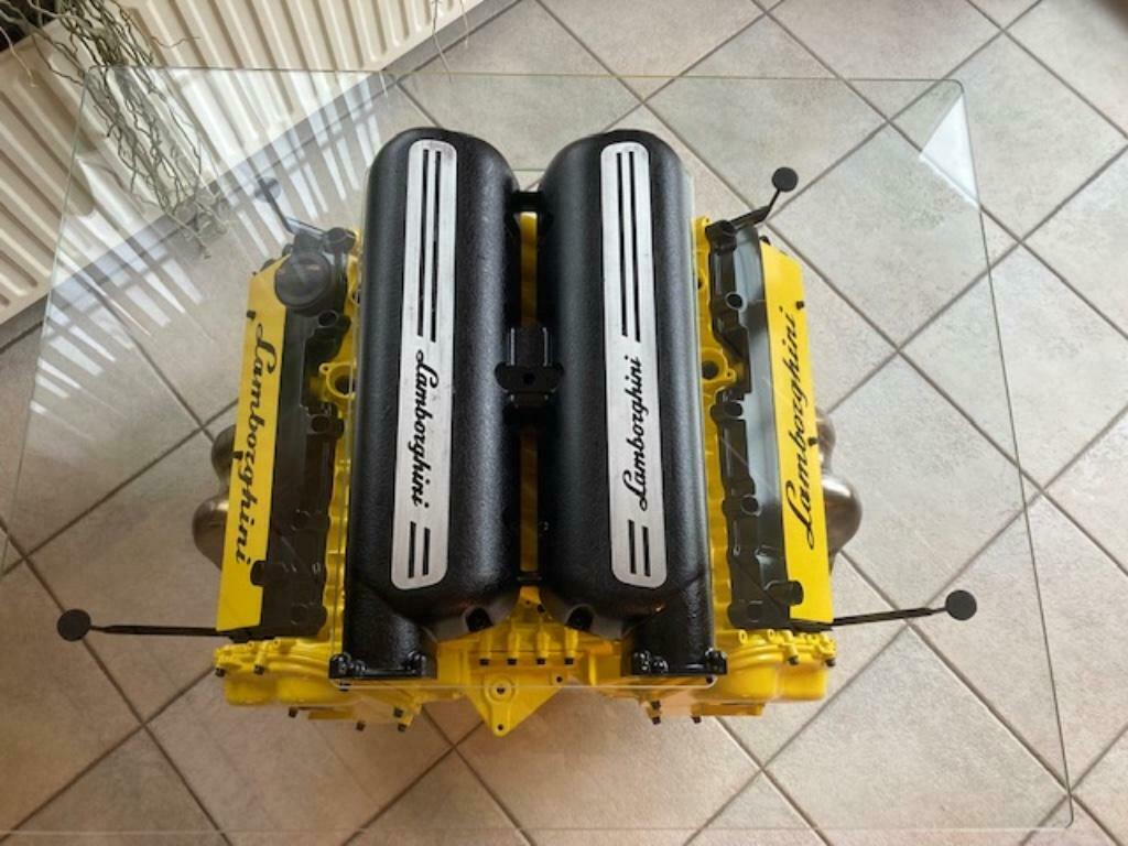 Lamborghini Gallardo Performance V10 Engine Block Coffee Table