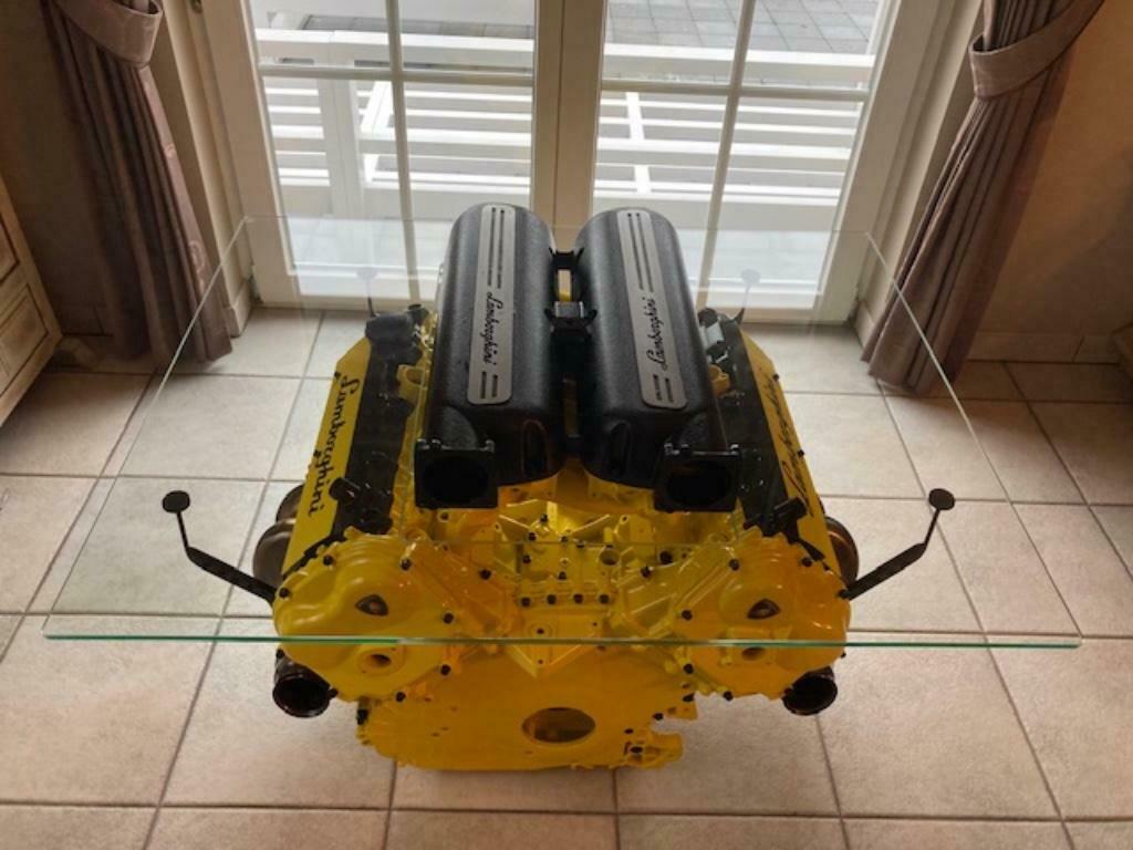 Lamborghini Gallardo Performance V10 Engine Block Coffee Table