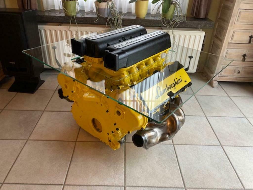Lamborghini Gallardo Performance V10 Engine Block Coffee Table