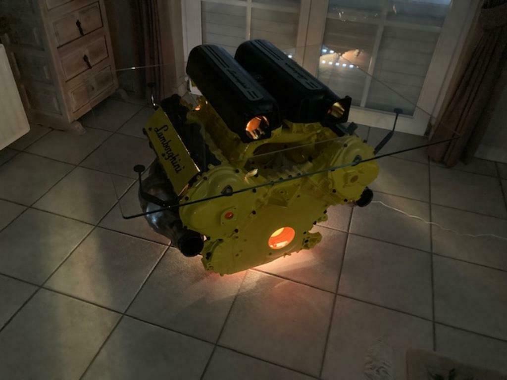 Lamborghini Gallardo Performance V10 Engine Block Coffee Table