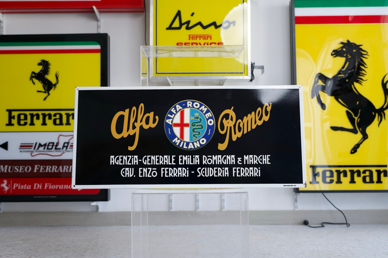 Alfa Romeo - Ferrari Scuderia - Metal Sign