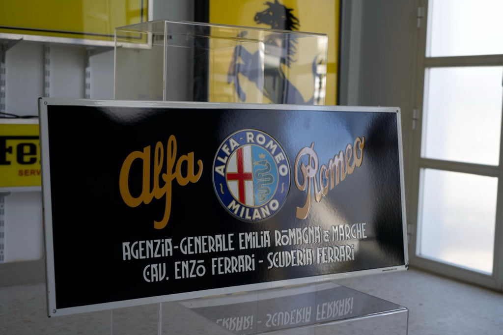 Alfa Romeo - Ferrari Scuderia - Metal Sign