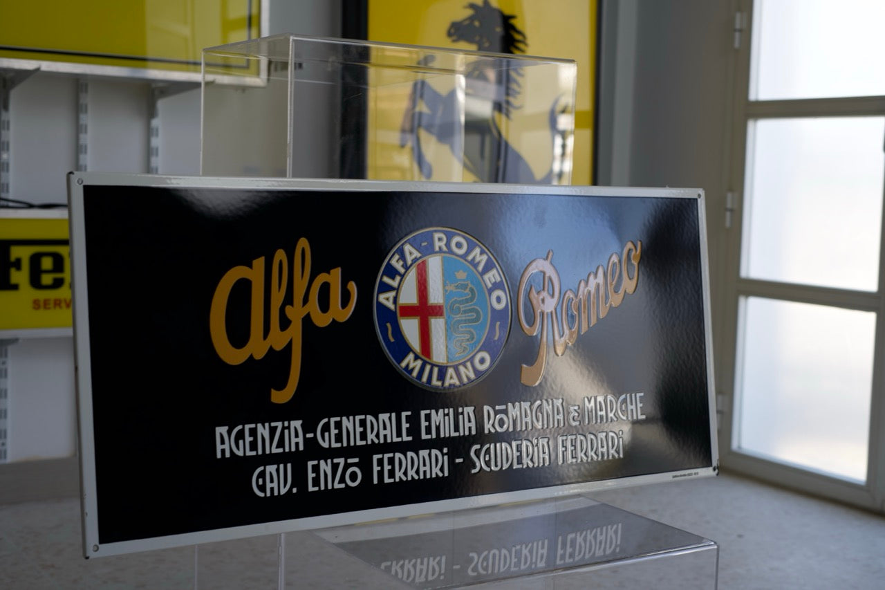 Alfa Romeo - Ferrari Scuderia - Metal Sign