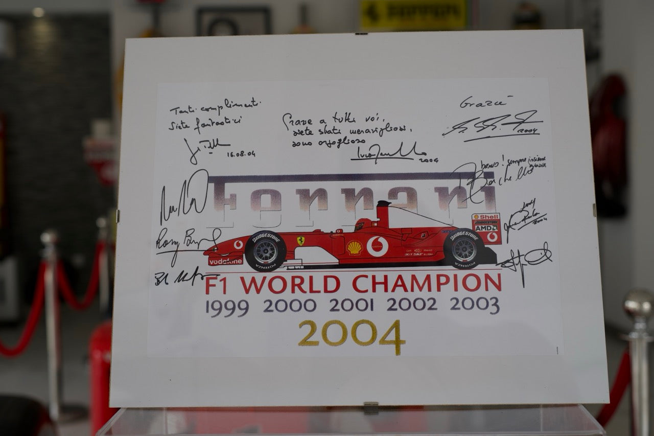 2004 Ferrari F1 World Champion Poster Print
