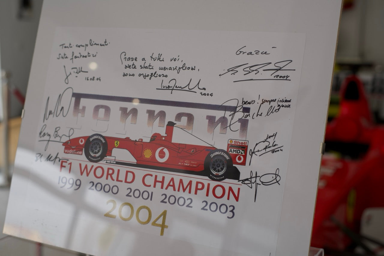 2004 Ferrari F1 World Champion Poster Print
