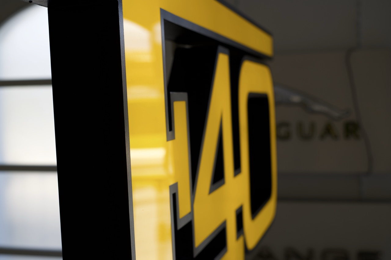 1990s Ferrari F40 official dealership illuminated sign