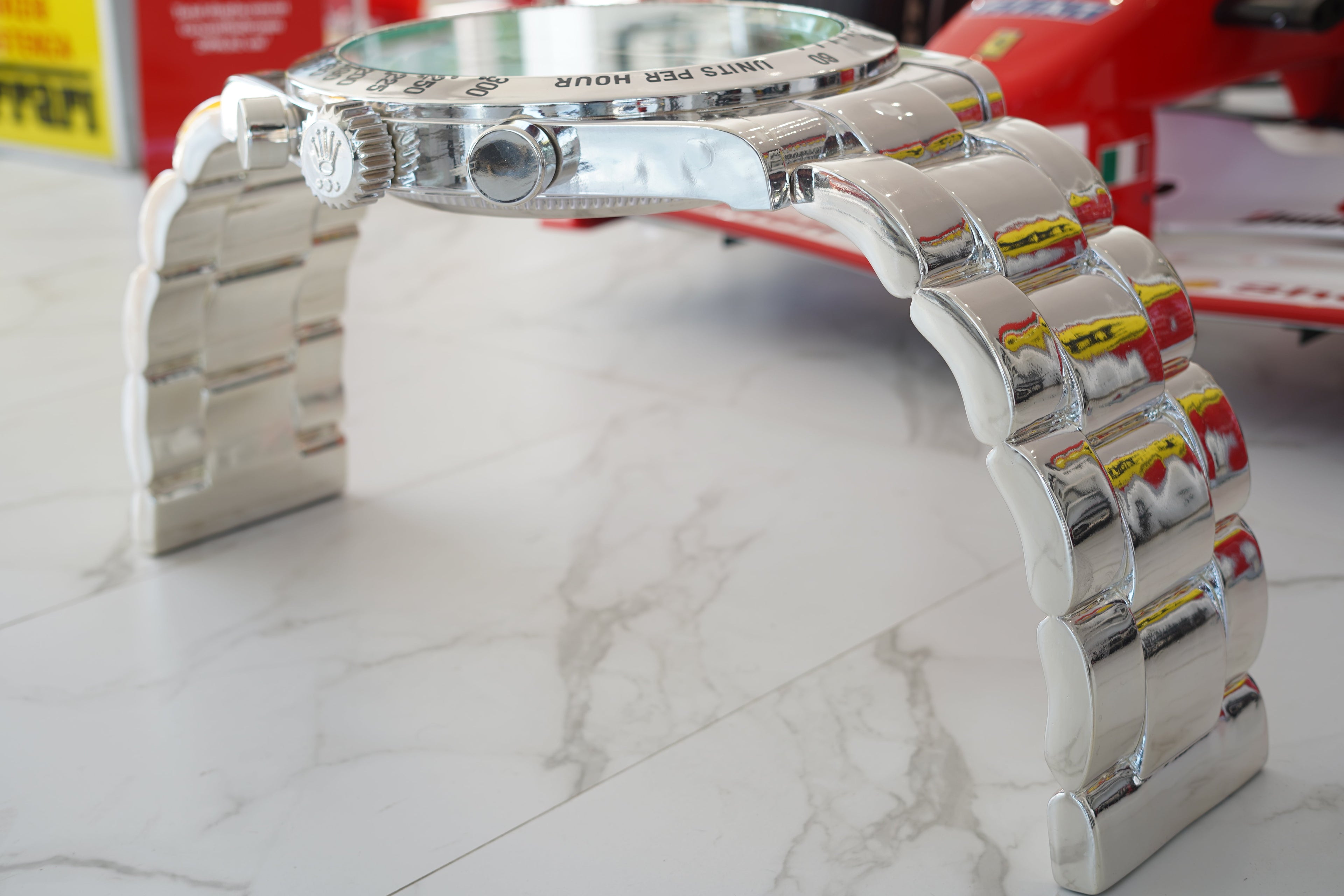 2000s Rolex Daytona coffee table