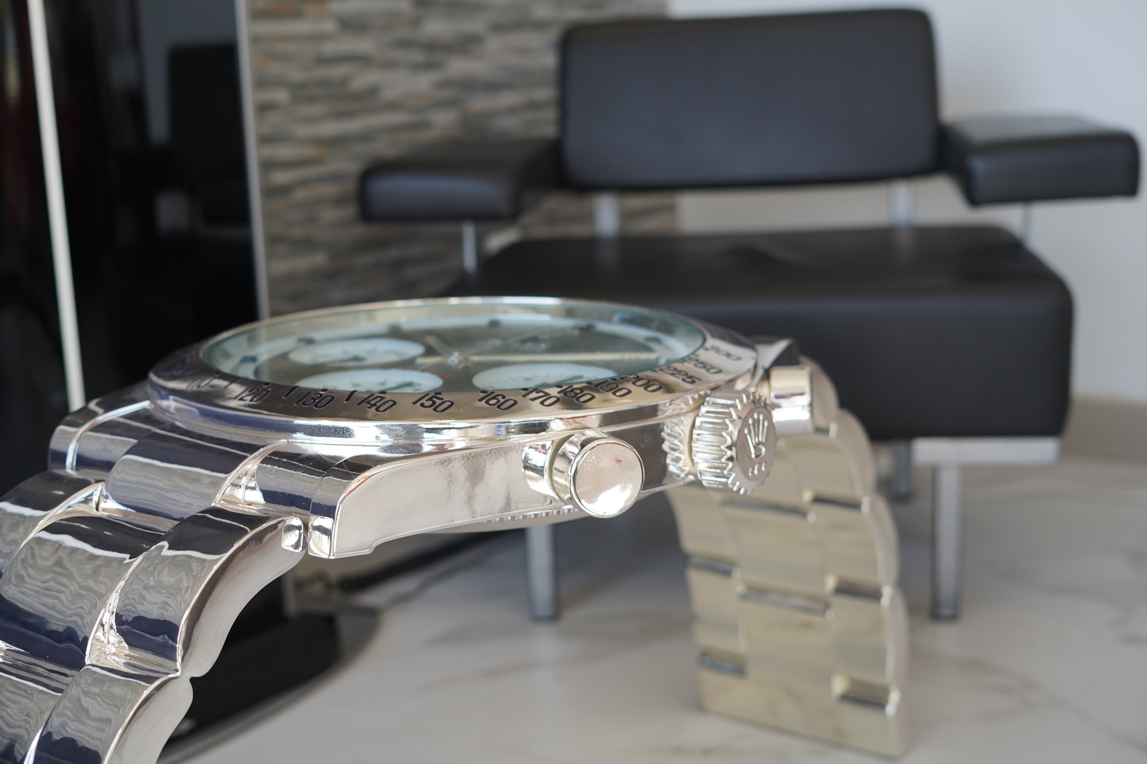 2000s Rolex Daytona coffee table