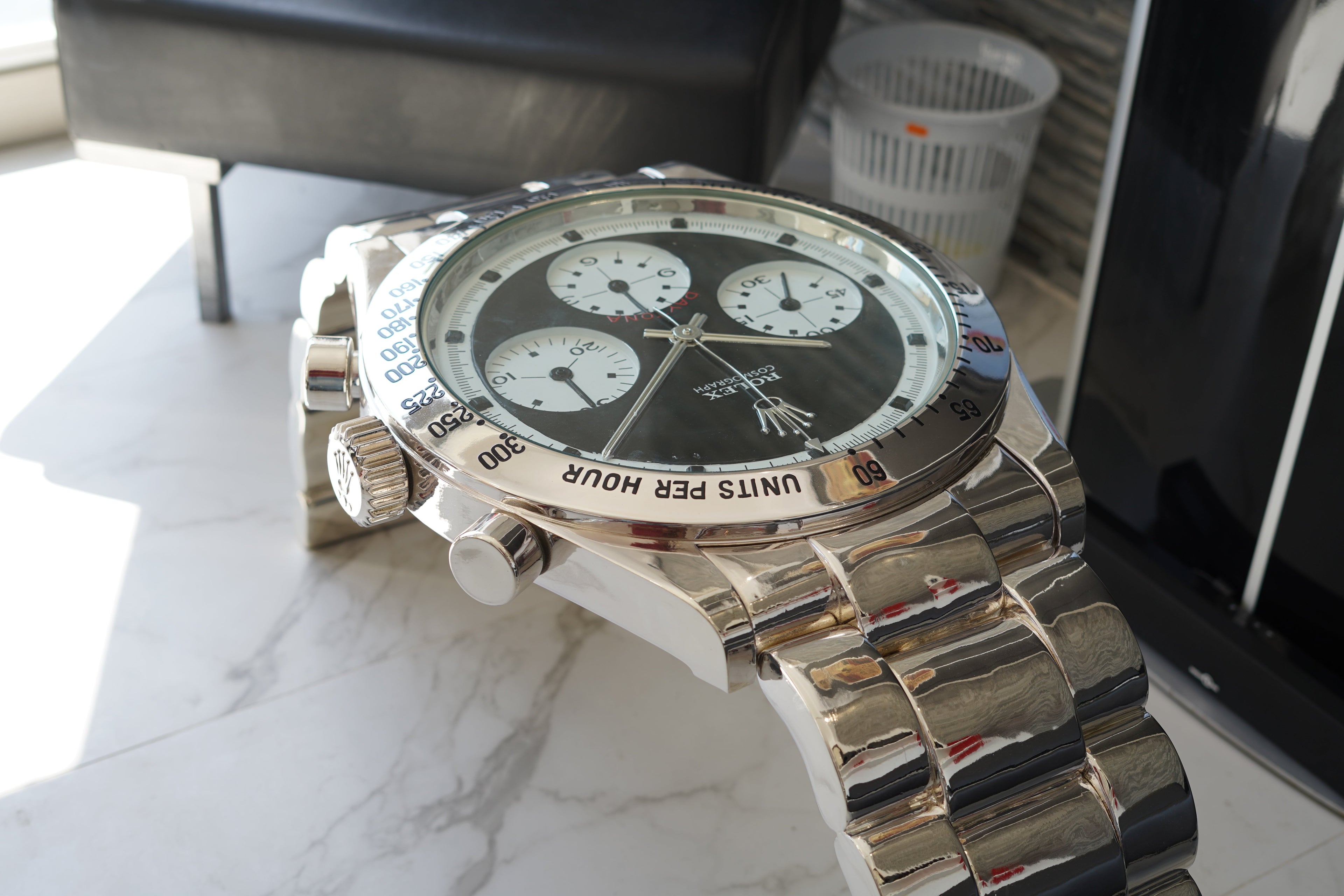 2000s Rolex Daytona coffee table