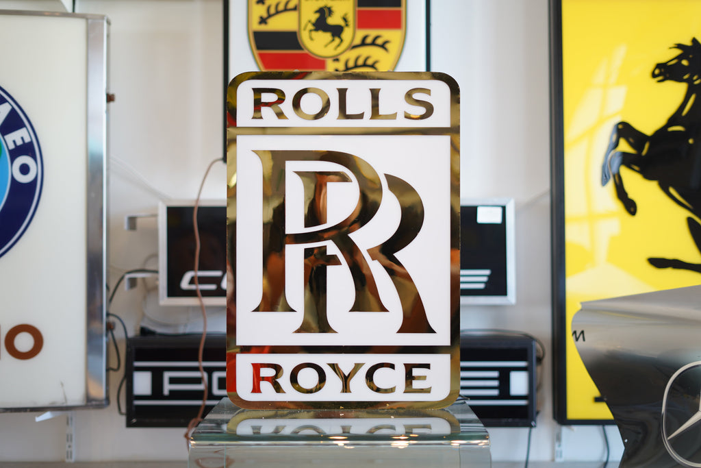 2010 Rolls Royce dealer illuminated sign