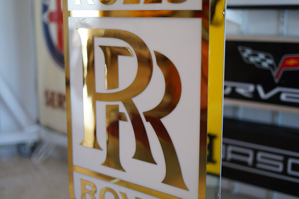 2010 Rolls Royce dealer illuminated sign
