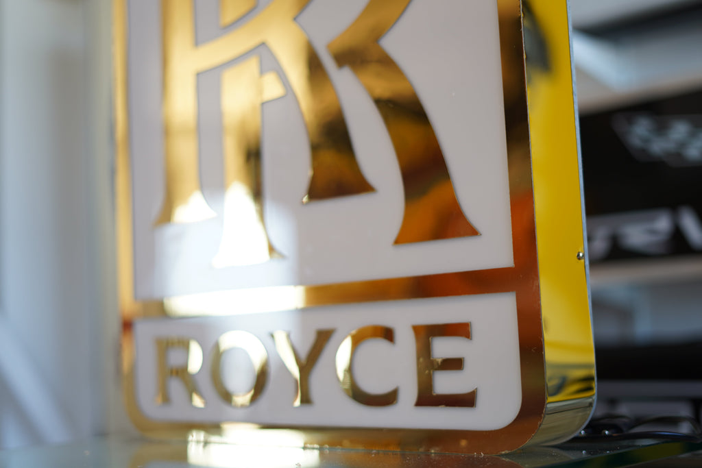 2010 Rolls Royce dealer illuminated sign
