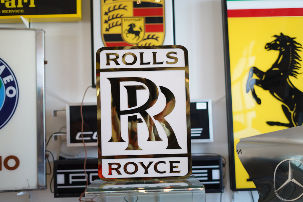 2010 Rolls Royce dealer illuminated sign