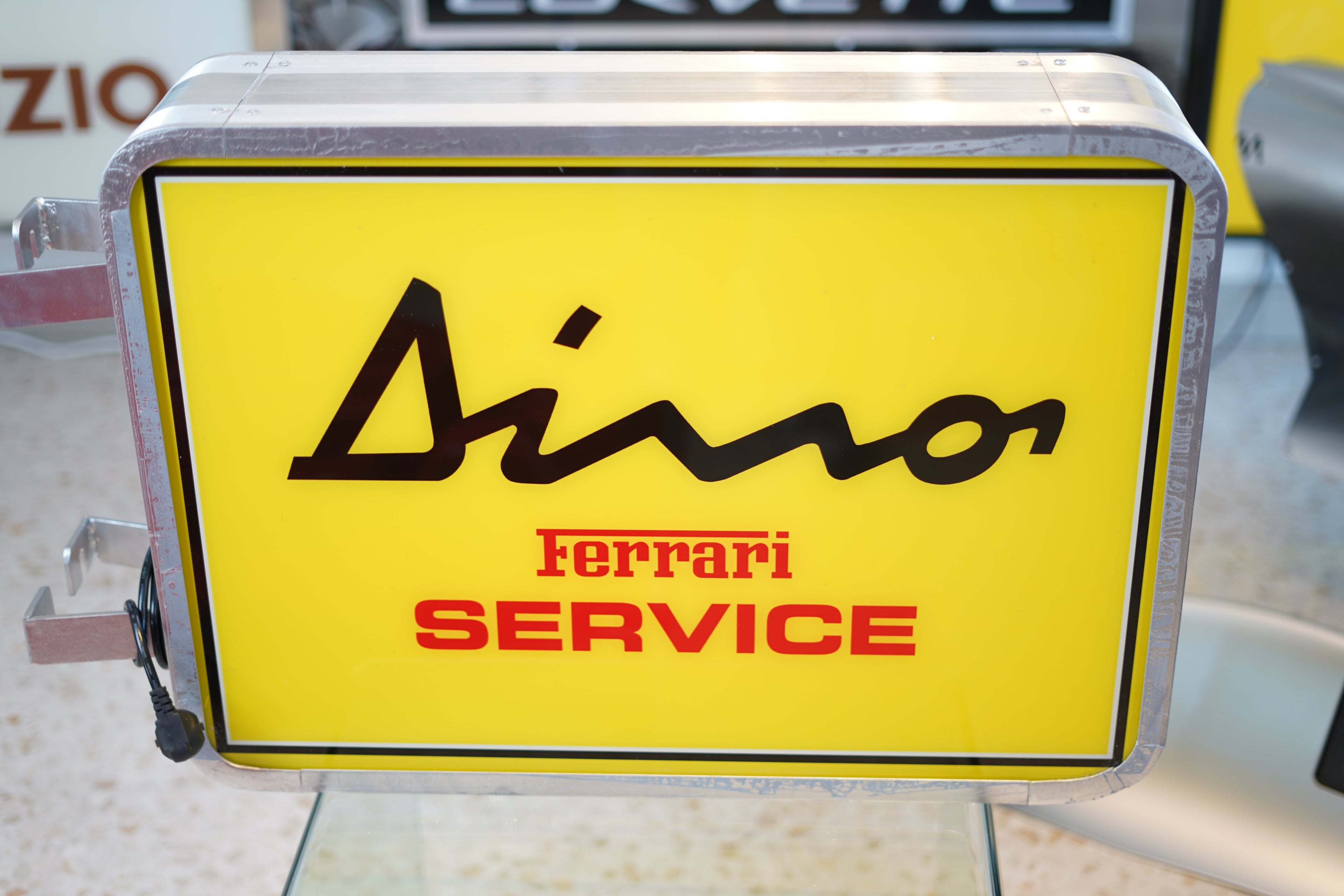 Dino Ferrari Service Dealer Sign