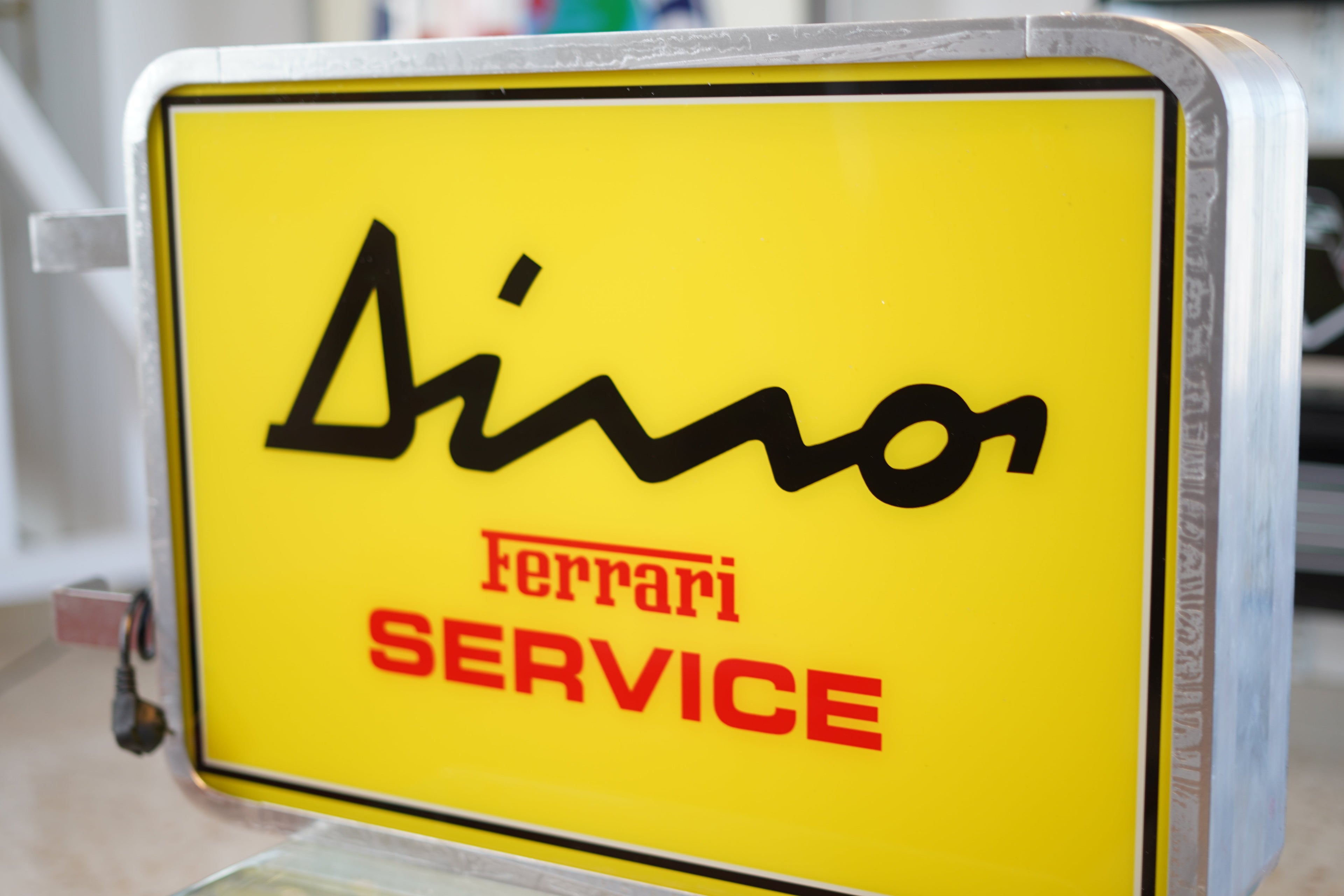 Dino Ferrari Service Dealer Sign