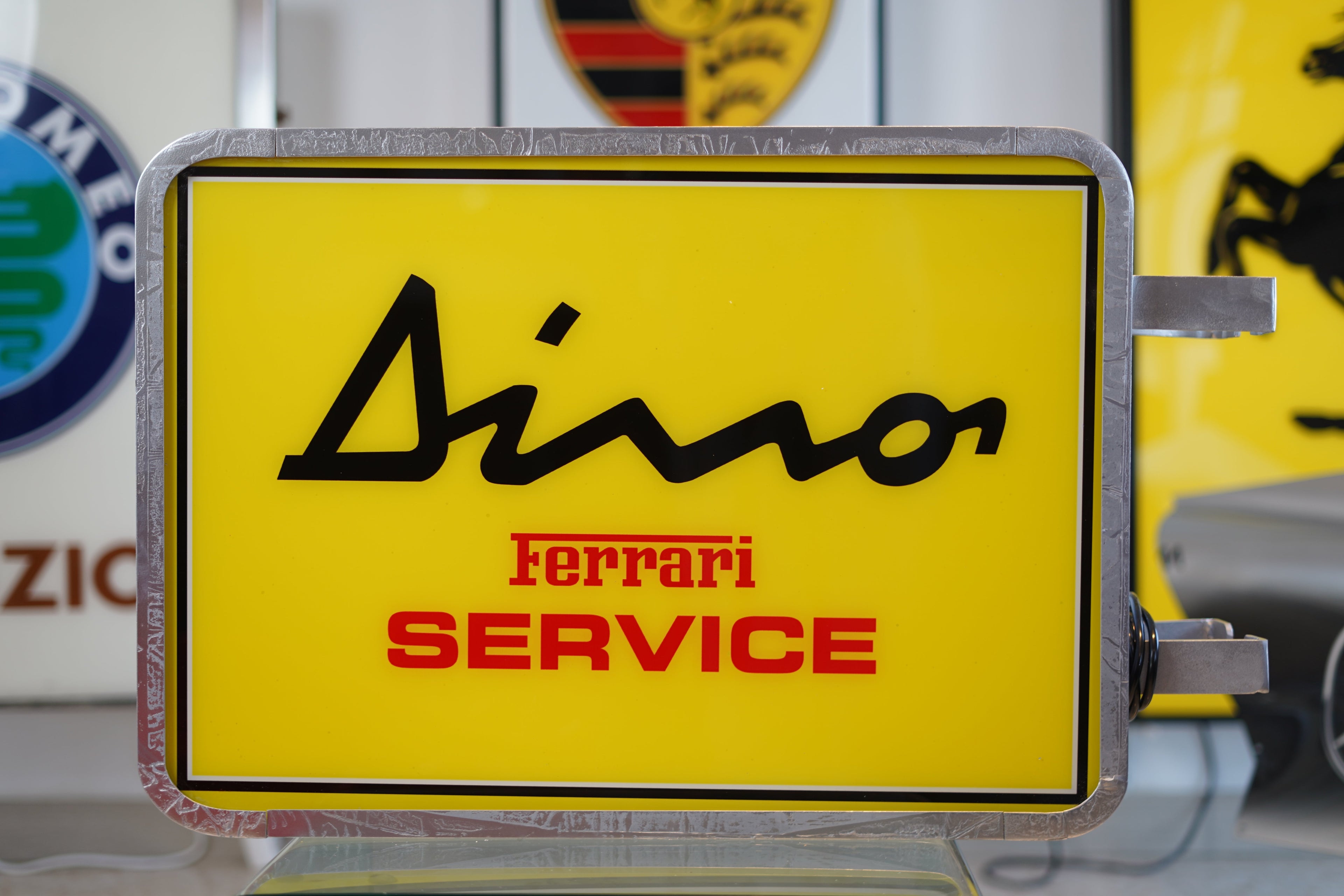 Dino Ferrari Service Dealer Sign