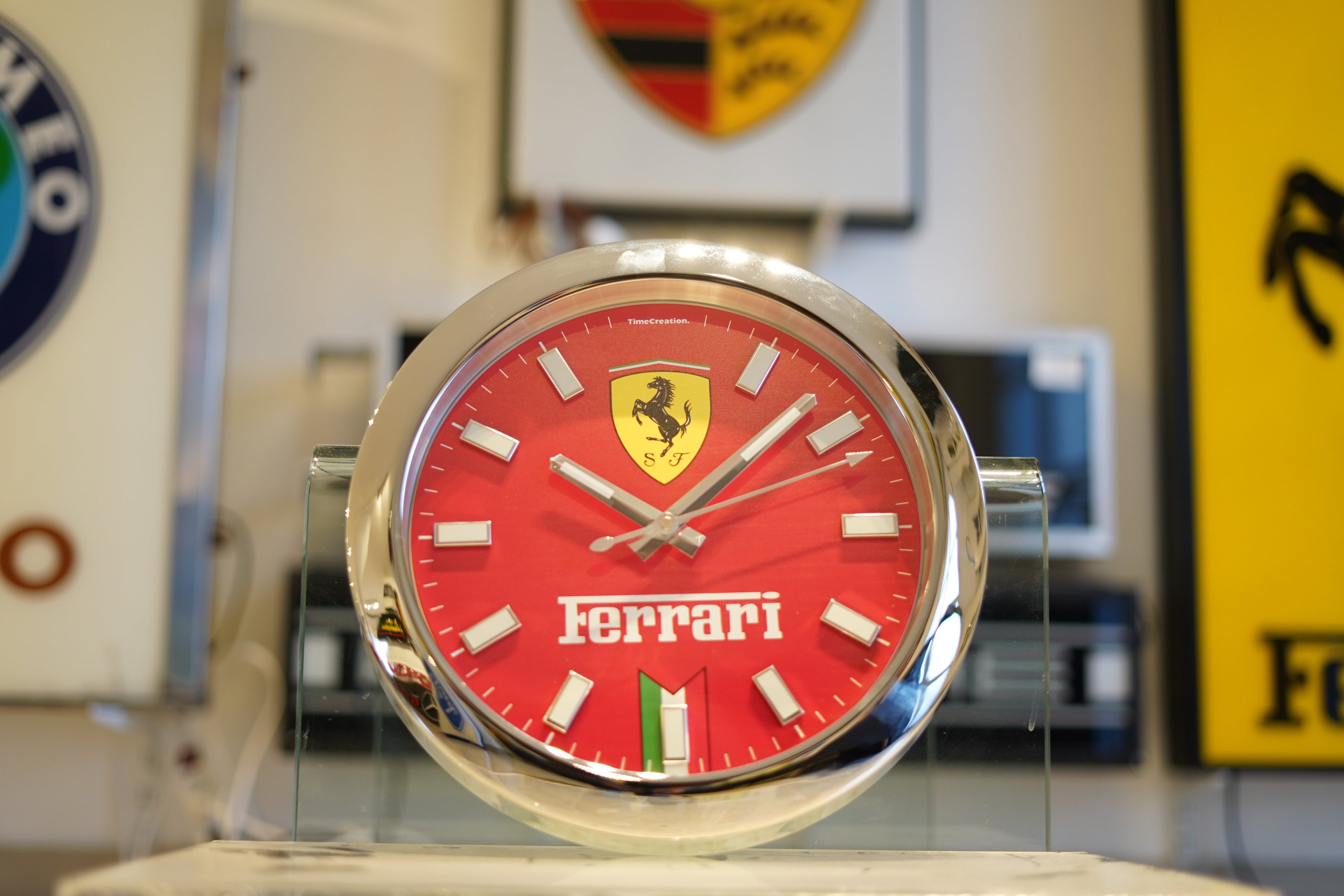 Ferrari Wall Clock - Red Edition
