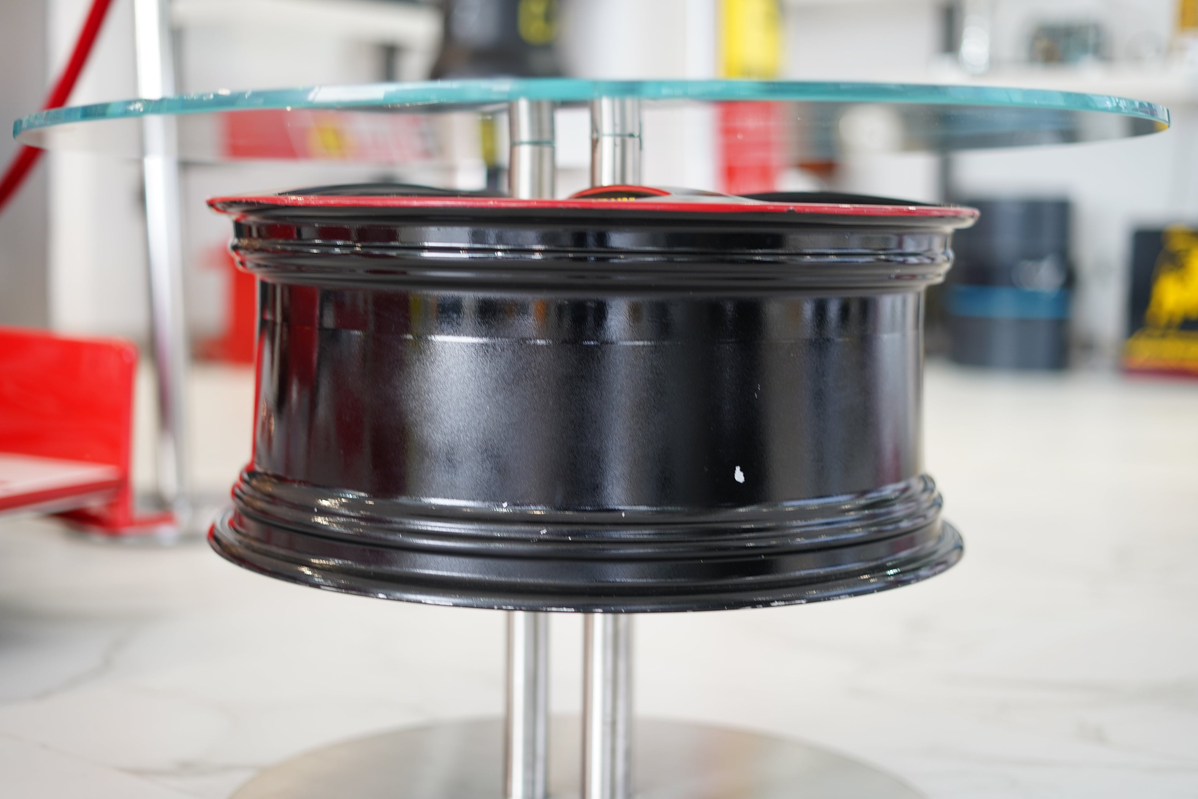 Ferrari Carrozzeria Zanasi Rim Coffee Table - Formula 1 Memorabilia