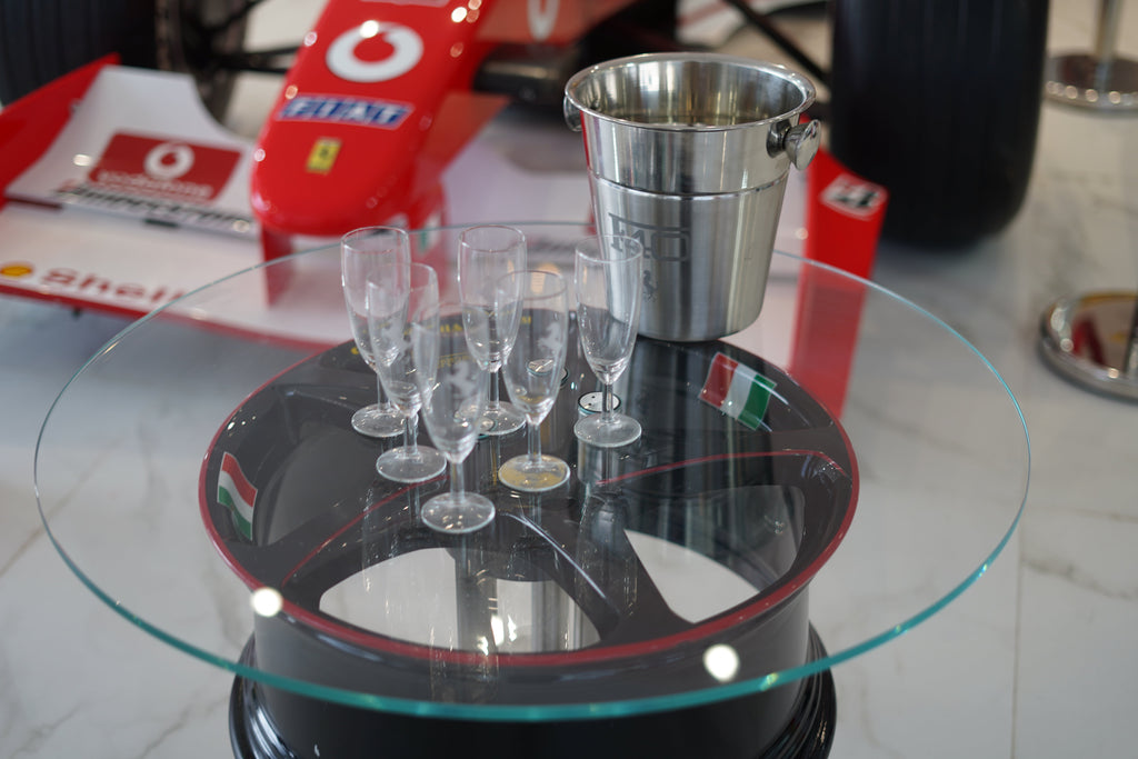Ferrari Carrozzeria Zanasi Rim Coffee Table - Formula 1 Memorabilia