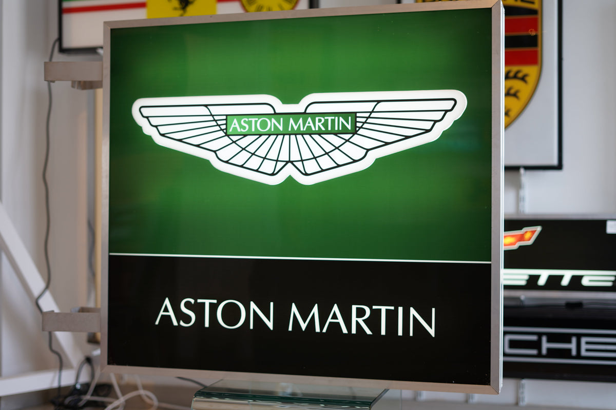 1995 Aston Martin Official dealer illuminated sign
