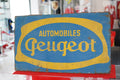 1930s Peugeot official dealership vintage sign