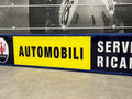 1981 Maserati official dealership “Servizio Ricambi” illuminated sign