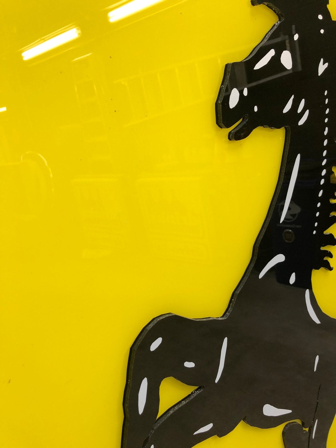 2015 Ferrari XXL official illuminated sign used by Ferrari for 3 auto show