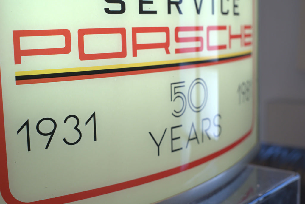2000s Porsche 50 Jahre Anniversary Double-sided Illuminated Sign