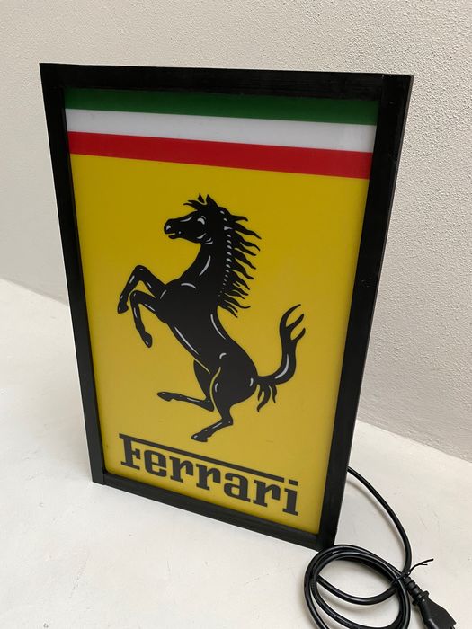 2020 Ferrari illuminated sign