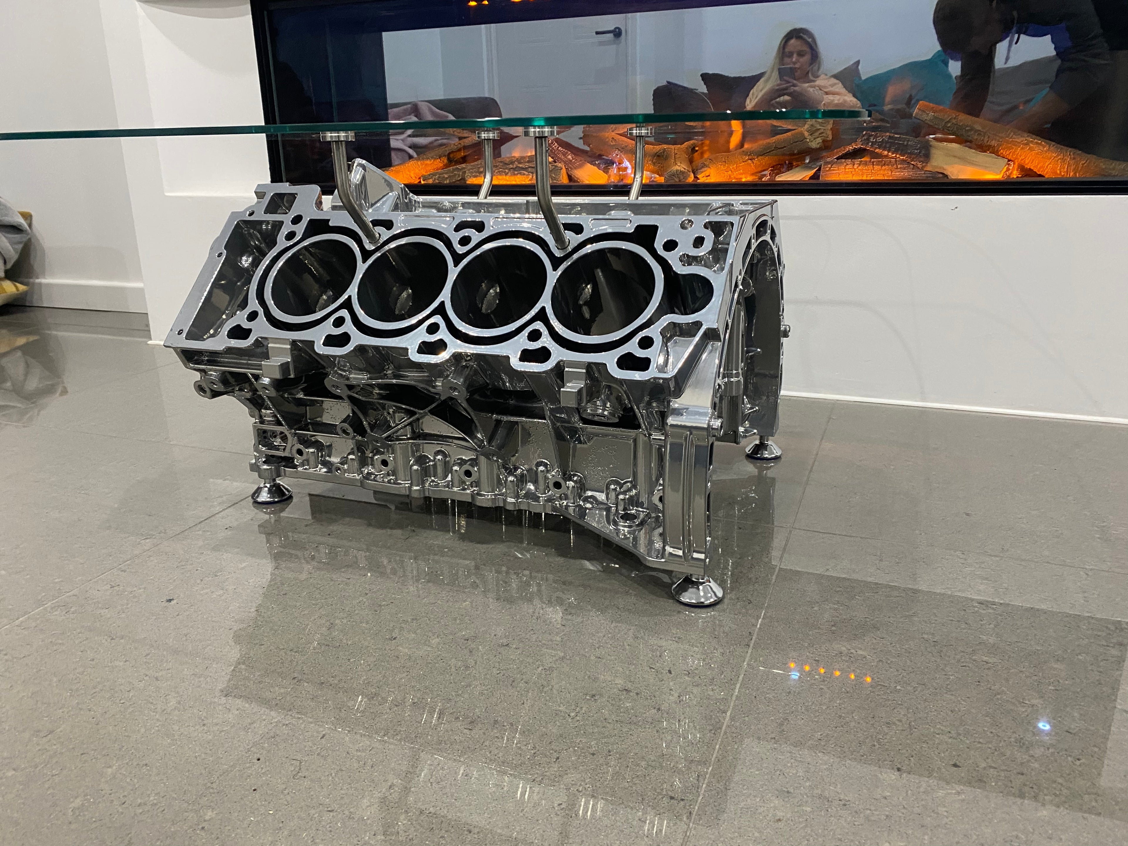 Ford Performance V8 Engine Block Coffee Table