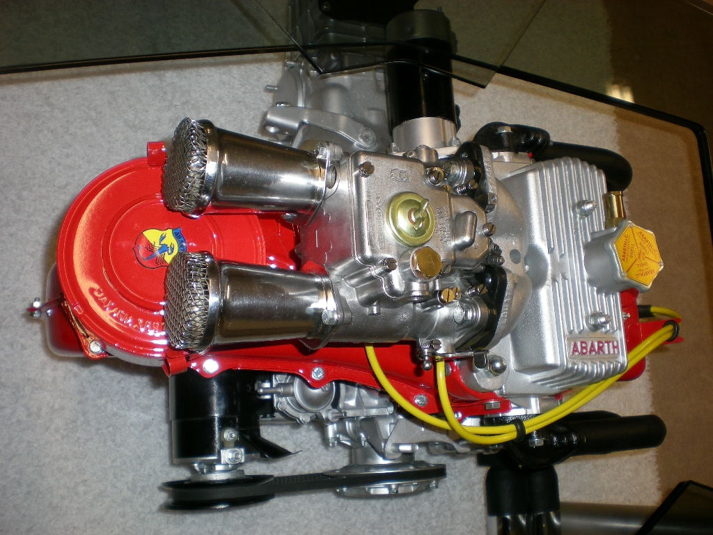 Fiat 500 Abarth engine coffee Table