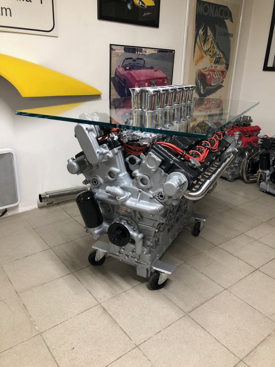 Lamborghini V12 engine Offshore coffee table