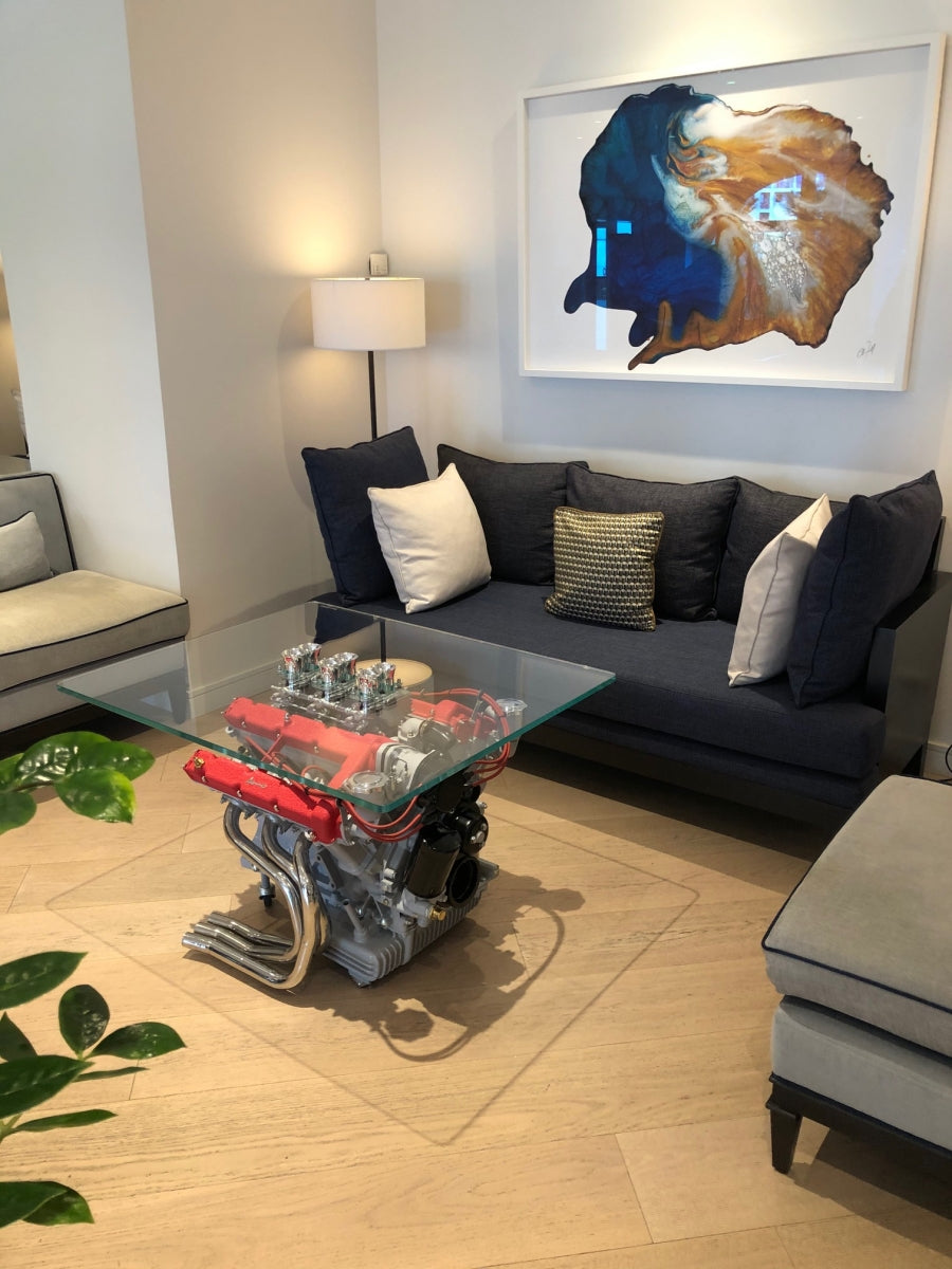 Ferrari 246 Dino engine coffee Table