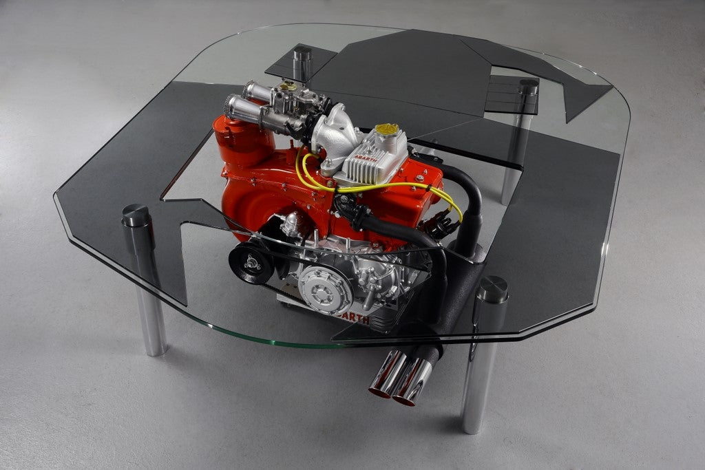 Fiat 500 Abarth engine coffee Table