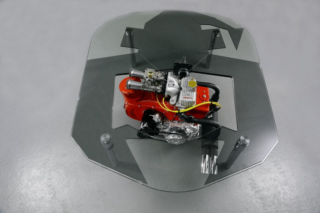 Fiat 500 Abarth engine coffee Table