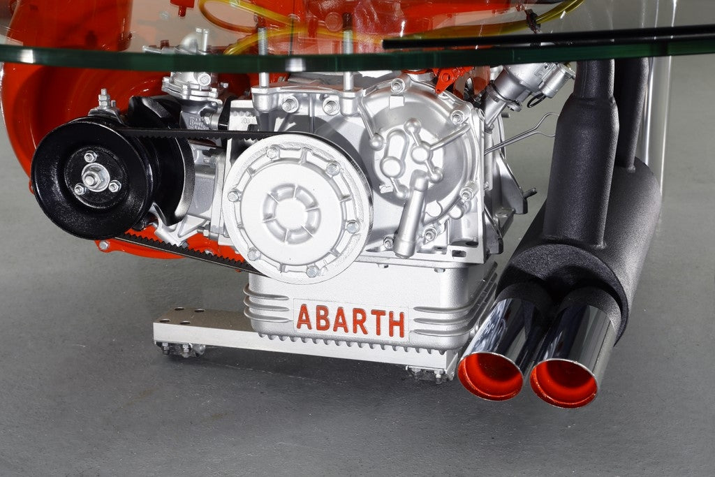 Fiat 500 Abarth engine coffee Table