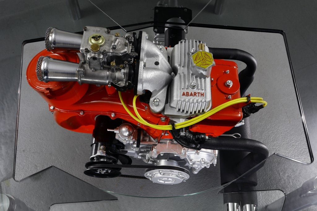 Fiat 500 Abarth engine coffee Table